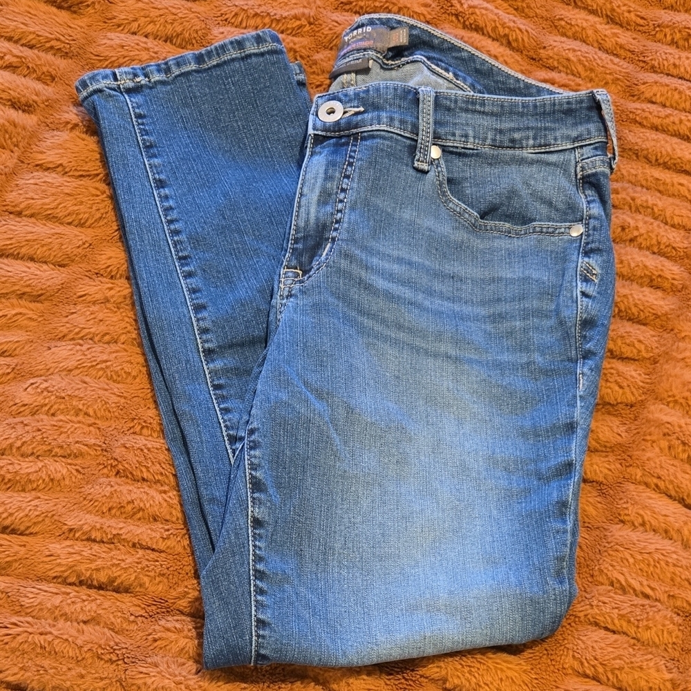 Torrid Boyfriend Straight Blue Jeans